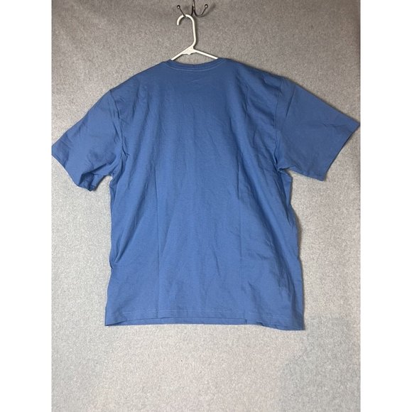 Carhartt Shirt Mens X-Large Original Fit Blue  Pocket Tee Crew Neck S/S Solid - Picture 5 of 9